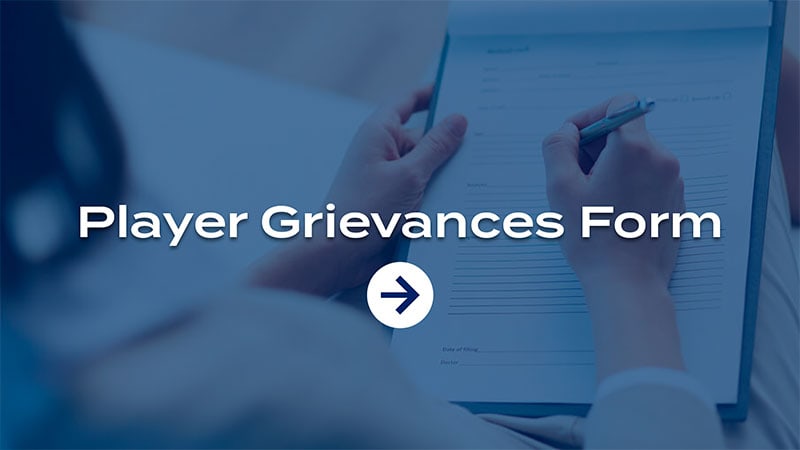 Player Grievances Form